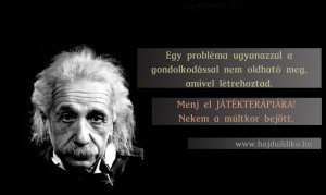 Játékterápia Einsteinnel