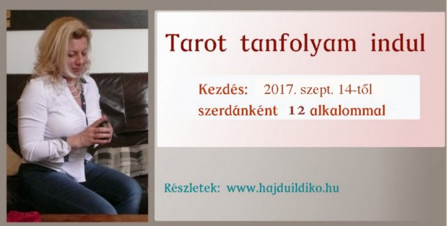 Tarot tanfolyam 2017. szeptember Szegeden és online